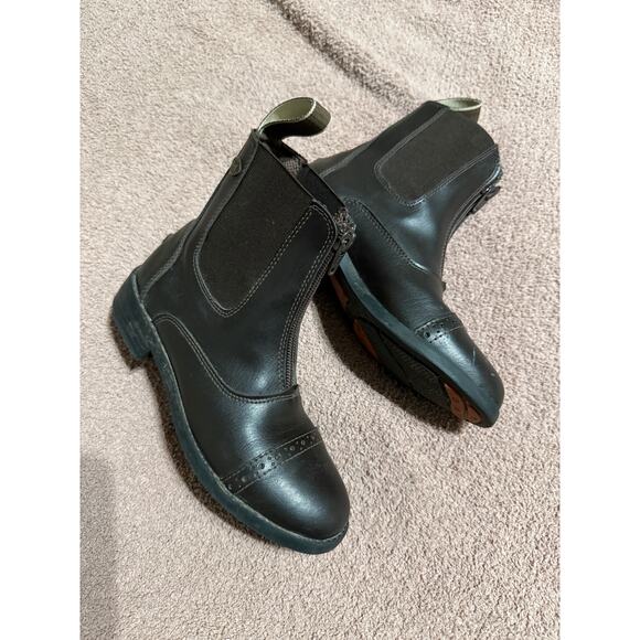 EQUISTAR Toddler Kid All-Weather Synthetic Zip Paddock Boots Size 10 Unisex - Picture 3 of 6